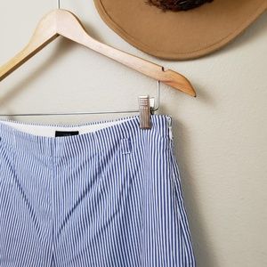J. Crew Pants - J. Crew cuffed wide leg crop pant shirting stripe J. Crew Pants - J. Crew cuffed wide leg crop pant shirting stripe